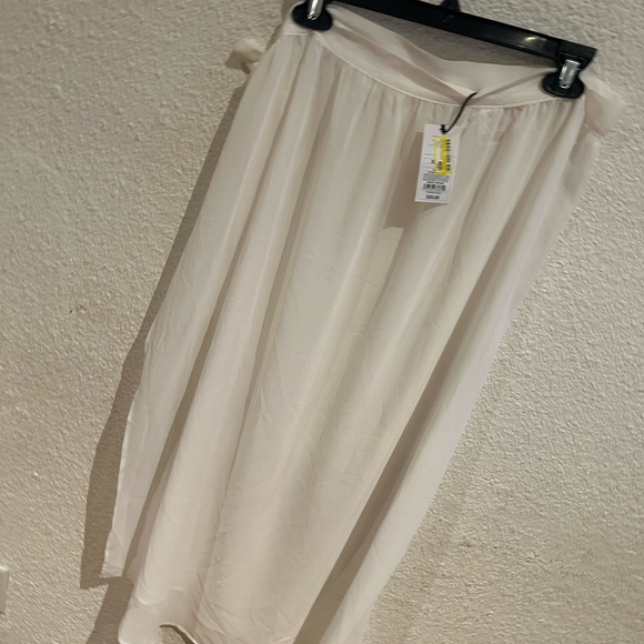 Ladies off white color/side sash swim cover up - Picture 7 of 7